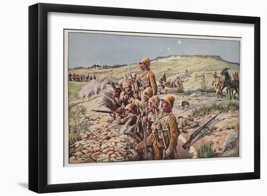 Fix Bayonets! in the Trenches at Ladysmith-Richard Caton Woodville-Framed Giclee Print