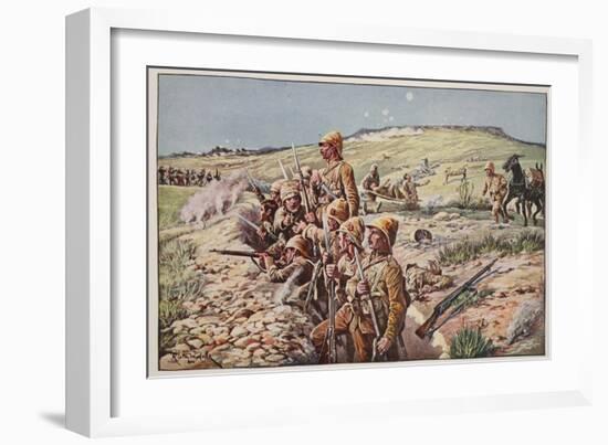 Fix Bayonets! in the Trenches at Ladysmith-Richard Caton Woodville-Framed Giclee Print