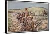 Fix Bayonets! in the Trenches at Ladysmith-Richard Caton Woodville-Framed Stretched Canvas