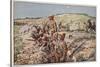 Fix Bayonets! in the Trenches at Ladysmith-Richard Caton Woodville-Stretched Canvas