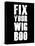 Fix Your Wig Boo-null-Stretched Canvas