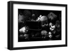 Fixed Gaze-null-Framed Art Print