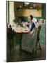 Fixing the lamp (or Woman in Kitchen)-Norman Rockwell-Mounted Giclee Print