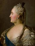 Portrait of Catherine II, 1763-Fjodor Rokotov-Stretched Canvas