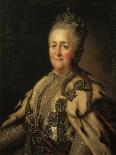 Portrait of Catherine II, 1763-Fjodor Rokotov-Stretched Canvas