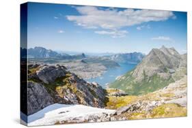 Fjord and Mountains in Northern Norway-Lamarinx-Stretched Canvas