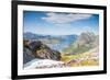 Fjord and Mountains in Northern Norway-Lamarinx-Framed Photographic Print