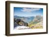 Fjord and Mountains in Northern Norway-Lamarinx-Framed Photographic Print