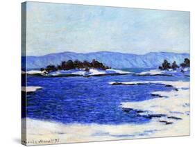 Fjord at Christiania, Norway, 1895-Claude Monet-Stretched Canvas