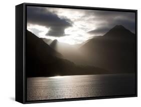 Fjord, Thomson Sound, South Island, New Zealand, Pacific-Thorsten Milse-Framed Stretched Canvas