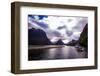 Fjords, Fjordlands National Park, UNESCO World Heritage Site, South Island, New Zealand, Pacific-Laura Grier-Framed Photographic Print