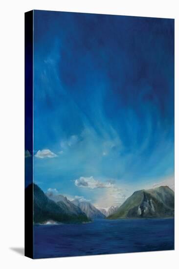 Fjords of Norway, 2011 (Oil on Canvas)-Antonia Myatt-Stretched Canvas