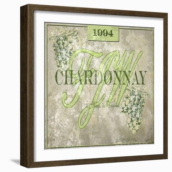 FJW Chardonnay-Karen Williams-Framed Giclee Print