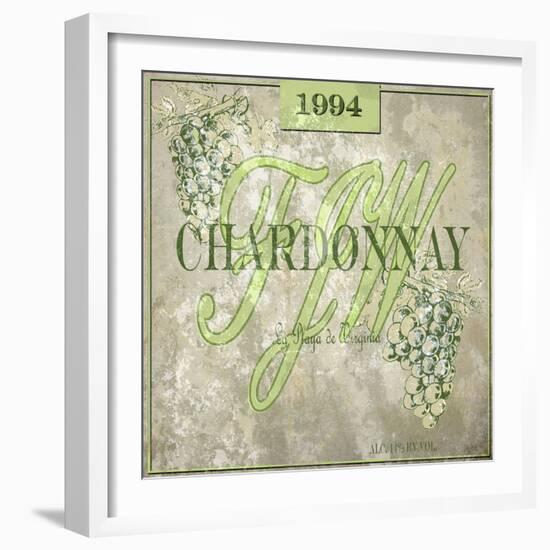 FJW Chardonnay-Karen Williams-Framed Giclee Print