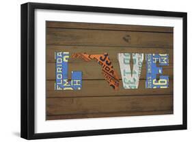 FL State Love-Design Turnpike-Framed Giclee Print