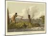 Flacker Shooting-Henry Thomas Alken-Mounted Giclee Print