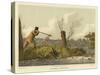 Flacker Shooting-Henry Thomas Alken-Stretched Canvas