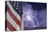 Flag and Storm-jcpjr-Stretched Canvas