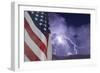 Flag and Storm-jcpjr-Framed Photographic Print