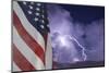 Flag and Storm-jcpjr-Mounted Photographic Print