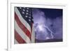 Flag and Storm-jcpjr-Framed Photographic Print