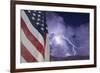 Flag and Storm-jcpjr-Framed Photographic Print