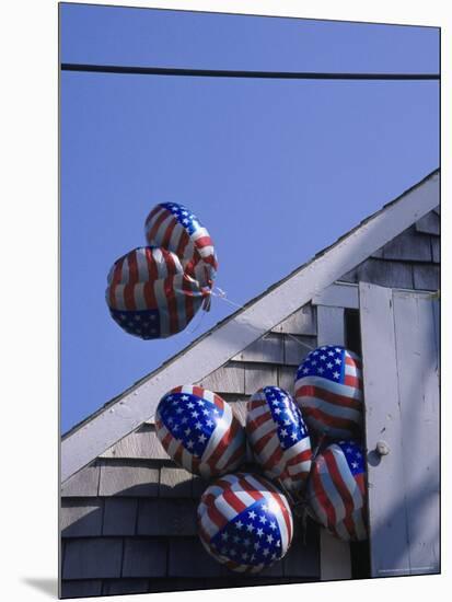 Flag Balloons Flying Out of a Small Door-Gary D^ Ercole-Mounted Photographic Print