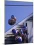 Flag Balloons Flying Out of a Small Door-Gary D^ Ercole-Mounted Photographic Print