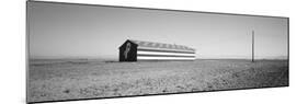 Flag Barn Along Highway 41, Fresno, California, USA-null-Mounted Photographic Print