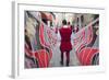 Flag Bearer in Medieval Festival of La Quintana, Ascoli Piceno, Le Marche, Italy-Ian Trower-Framed Photographic Print