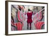 Flag Bearer in Medieval Festival of La Quintana, Ascoli Piceno, Le Marche, Italy-Ian Trower-Framed Photographic Print