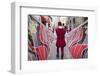 Flag Bearer in Medieval Festival of La Quintana, Ascoli Piceno, Le Marche, Italy-Ian Trower-Framed Photographic Print