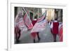 Flag Bearers in Medieval Festival of La Quintana, Ascoli Piceno, Le Marche, Italy-Ian Trower-Framed Photographic Print