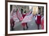 Flag Bearers in Medieval Festival of La Quintana, Ascoli Piceno, Le Marche, Italy-Ian Trower-Framed Photographic Print