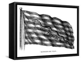 Flag: Don't Tread on Me-null-Framed Stretched Canvas