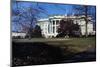 Flag Flying at Half-Staff outside White House-null-Mounted Photographic Print