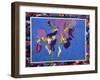 Flag Irises-Frances Treanor-Framed Giclee Print