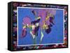 Flag Irises-Frances Treanor-Framed Stretched Canvas