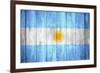 Flag Of Argentina-Miro Novak-Framed Art Print