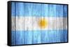 Flag Of Argentina-Miro Novak-Framed Stretched Canvas