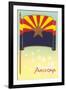 Flag of Arizona-null-Framed Art Print