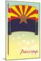 Flag of Arizona-null-Mounted Art Print
