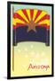 Flag of Arizona-null-Framed Art Print