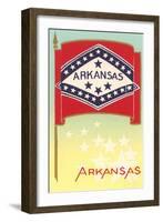 Flag of Arkansas-null-Framed Art Print