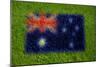 Flag of Australia on Grass-raphtong-Mounted Premium Giclee Print