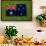 Flag of Australia on Grass-raphtong-Framed Art Print displayed on a wall