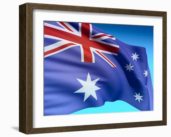 Flag Of Australia-bioraven-Framed Art Print