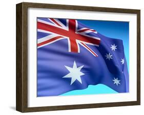 Flag Of Australia-bioraven-Framed Art Print