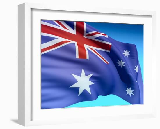 Flag Of Australia-bioraven-Framed Art Print