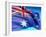 Flag Of Australia-bioraven-Framed Art Print